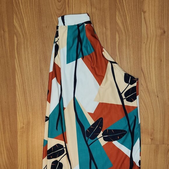 DeMillus Wide Leg Abstract Print Dress Pants || Med || EUC - Picture 13 of 15